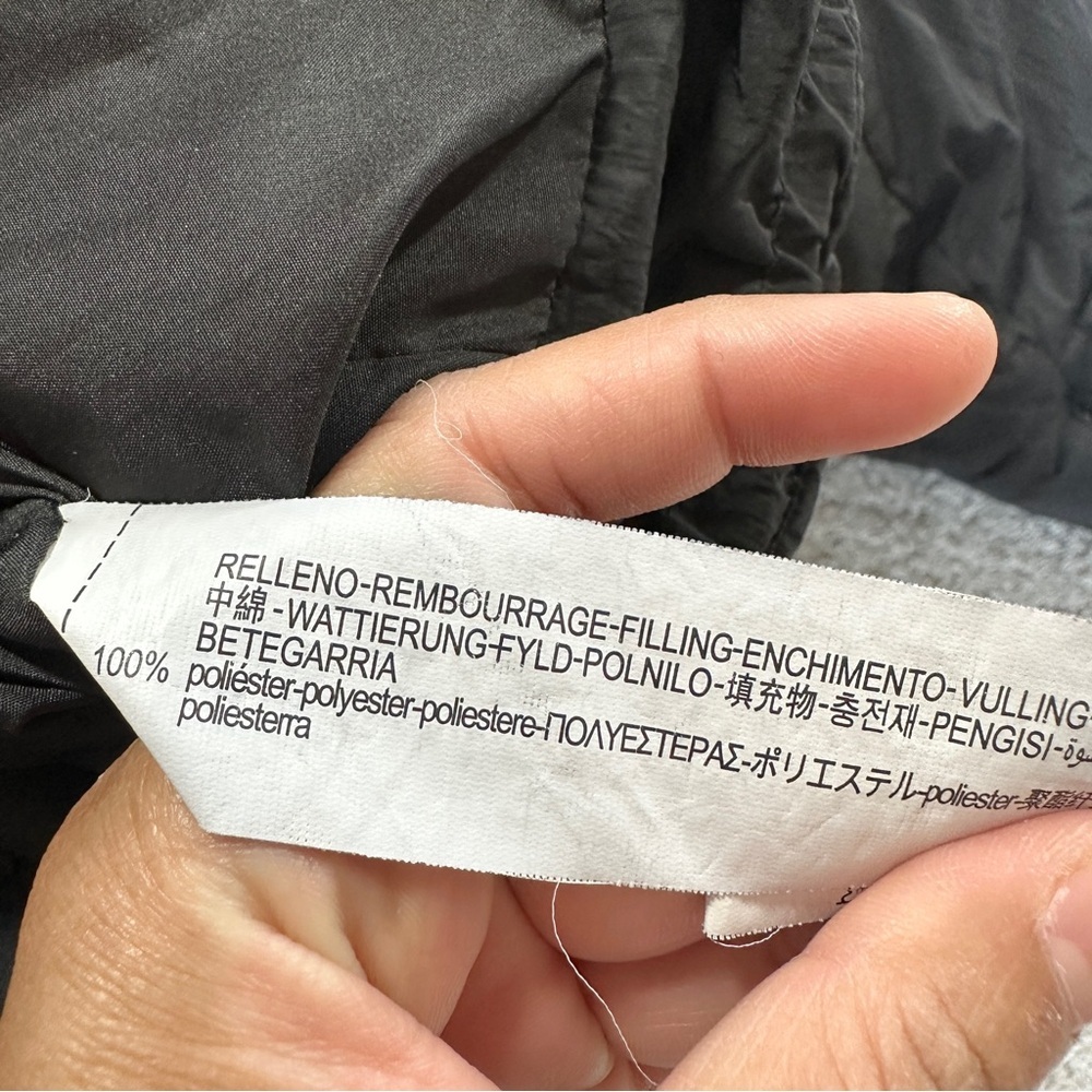 Zara Women’s ComfortTemp Thermal Insulation Puffer Jacket Crop in Black L - Picture 11 of 16